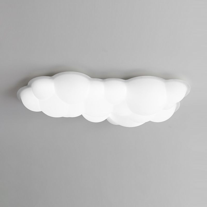 Modernism Flush Mount White LED Ceiling Light Fixture for Bedroom