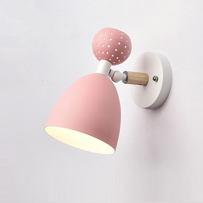 Cone-Shaped Sconce Light Fixture Modern Style Metal Wall Sconce Lighting for Bedroom