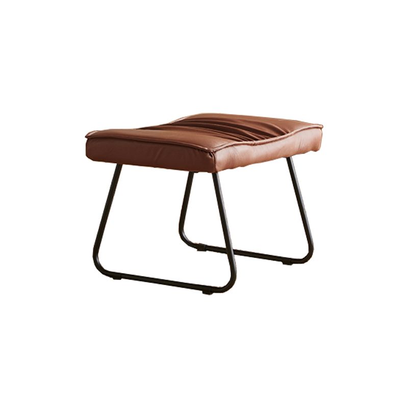 Modern Rocker Chair Metal Frame Spindle Rocker Chair with Padded Seat