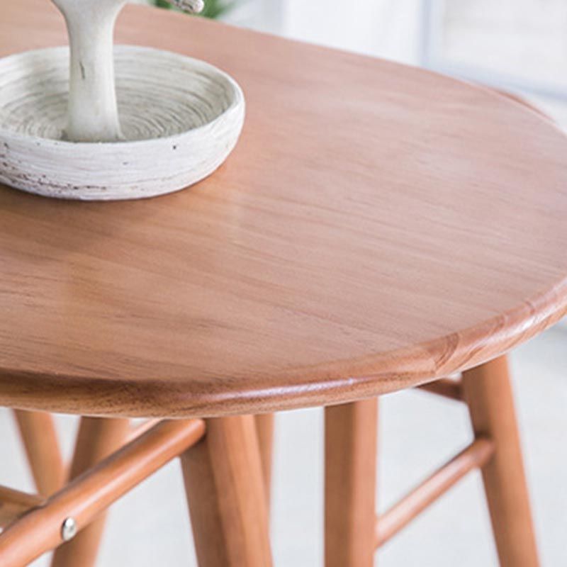 Solid Wood 1/2/3 Pieces Table and Stool Set Modern Indoor Counter Height Set