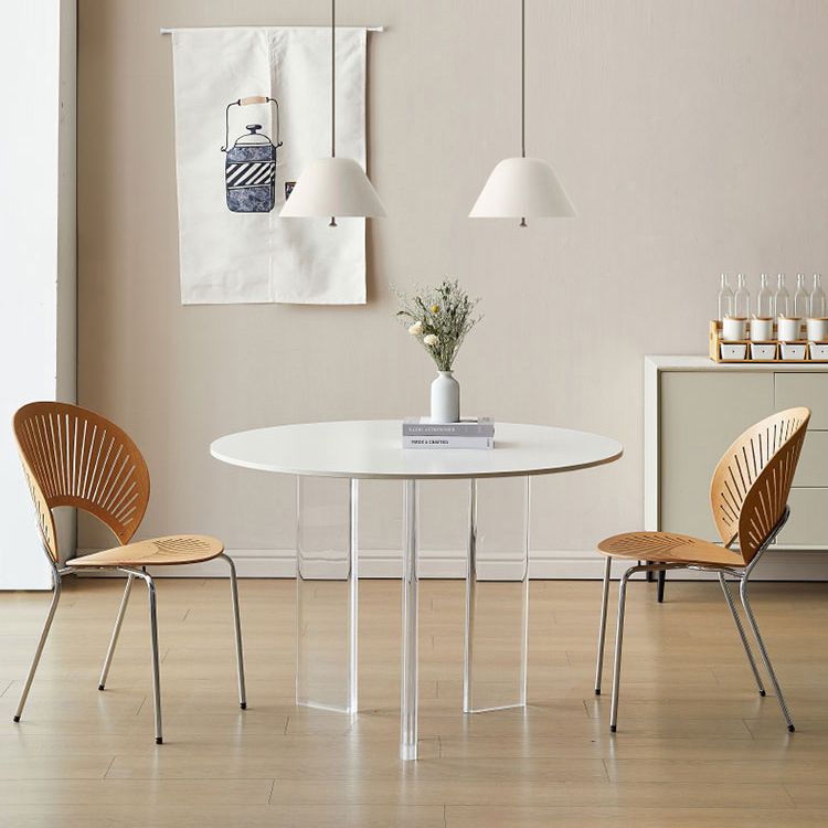 Contemporary Dining Room Set 1/2/3 Pcs Sintered Stone Top Table with Chairs