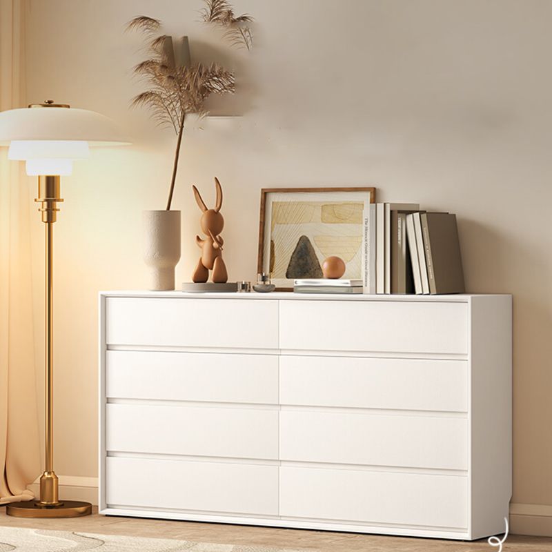 Horizontal Storage Chest Dresser Modern Storage Chest with 8 Drawers