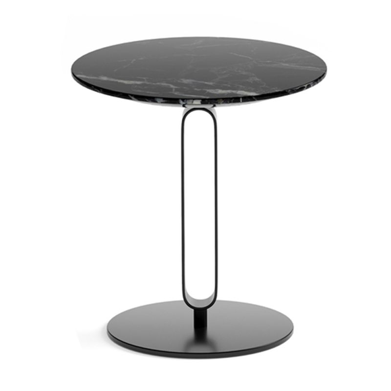Round Pedestal Base Base Design Solid Wood Table Nordic Style Side Table