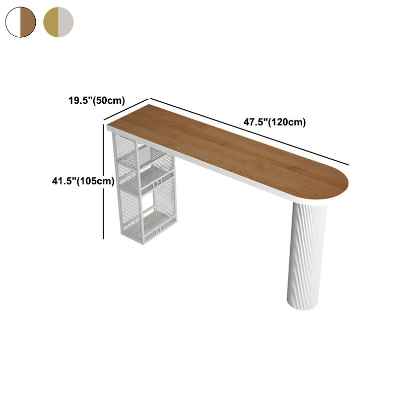 Modern Indoor Bar Table Set Solid Wood 1/2/4/5 Pieces Double Pedestal Bistro Set