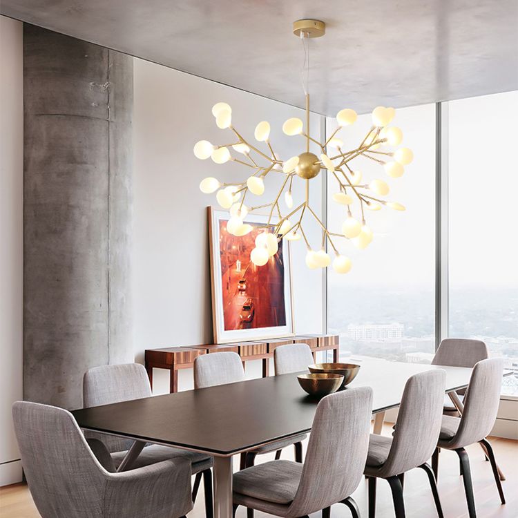 Branch Chandelier Light Farmture Moderne designer Acryl hangerverlichting voor restaurant