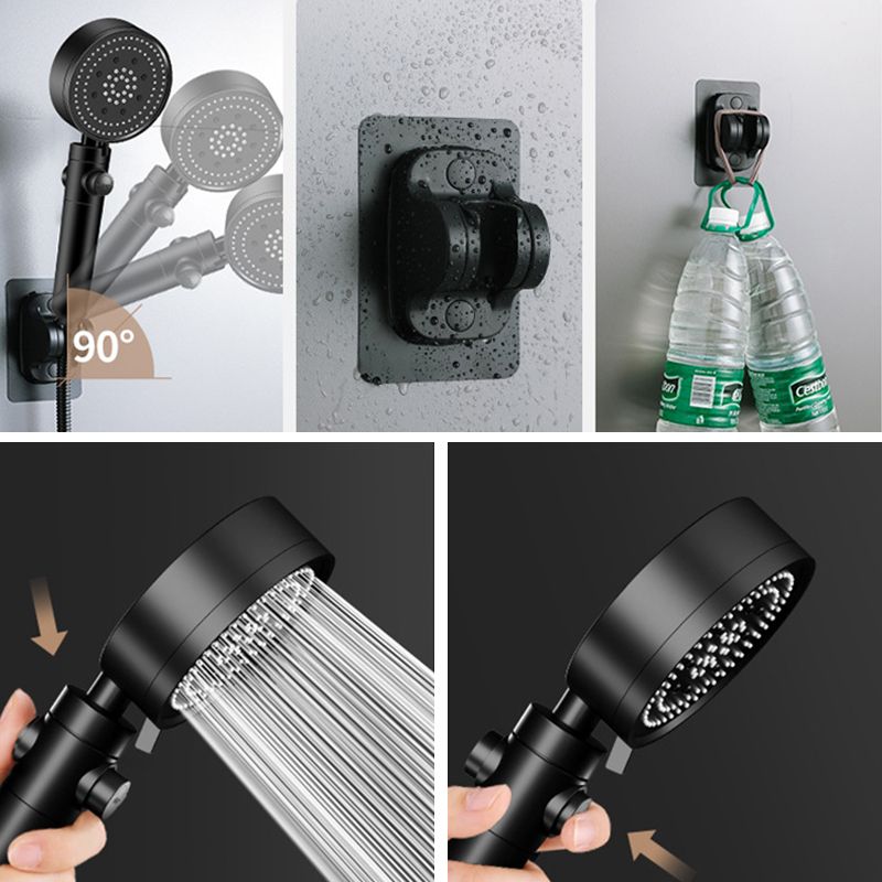 Adjustable Water Flow Shower Head Combo 5-Spray Patterns Hand Shower