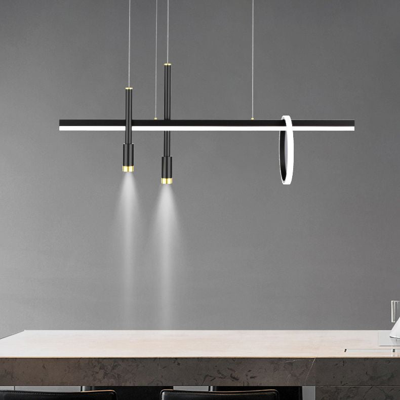 Lumo lampadario dell'isola ombreggiata Luce a LED SEMPLICITÀ LED BLACO APPLICO APPLICARE PER LA CUSCINA