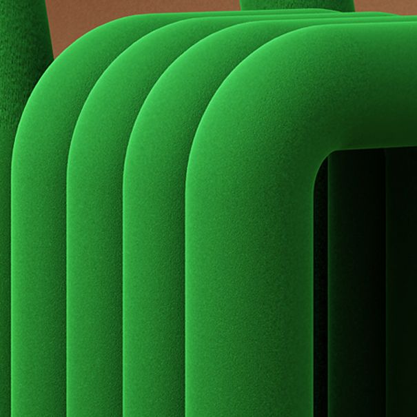 Chaise de salle à manger sans bras en velours contemporain chaises de salle à manger en métal pour un usage à domicile