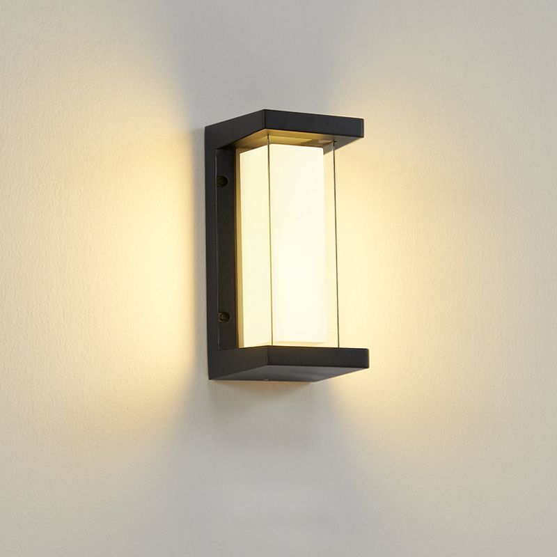2 dimensioni per la lampada moderna opzionale per illuminazione calda/bianca esterna