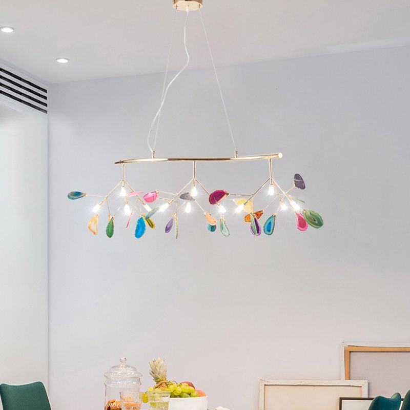 Modern Firefly Island Pendant Lights Metal Multiple-Light Island Light Fixtures