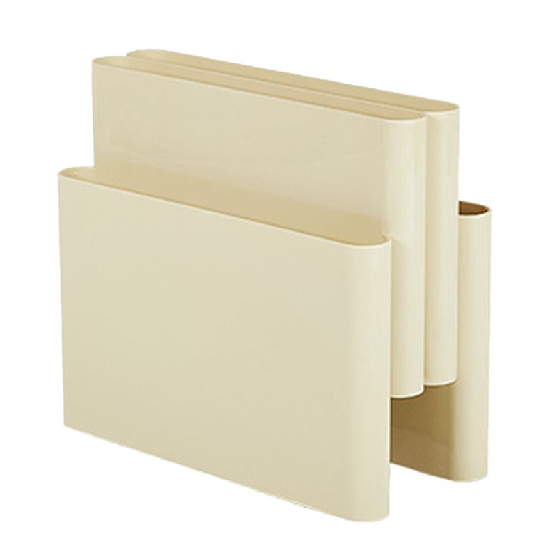 Contemporary Antique Finish Shelf Bookcase Plastic Book Shelf