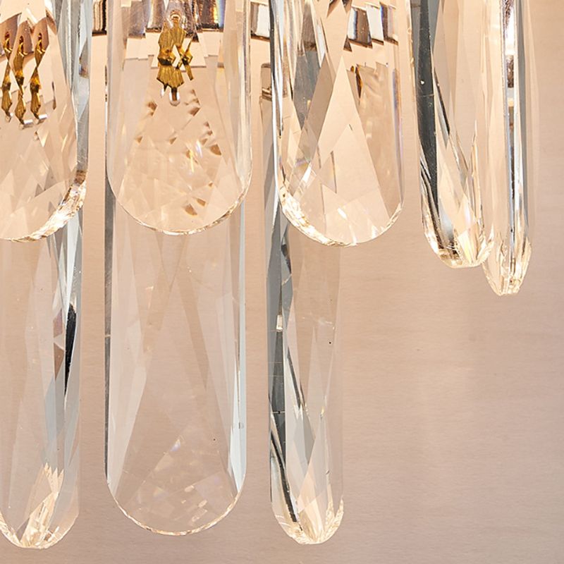 Crystal Shade Wall Light Fixture Modern Wall Light Sconce for Bedroom