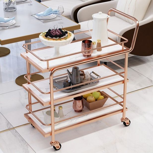 34.65" High Rolling Contemporary Prep Table Stone Prep Table for Restaurant