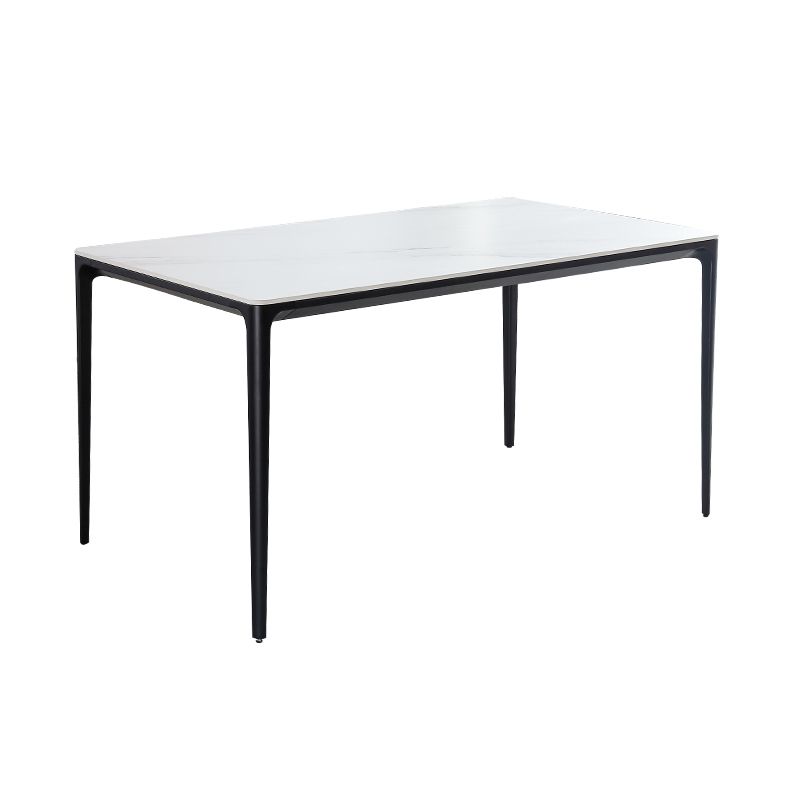 Modern Dining Room Furniture Set 1/4/5 Pieces Sintered Stone Dining Table Armless Chairs