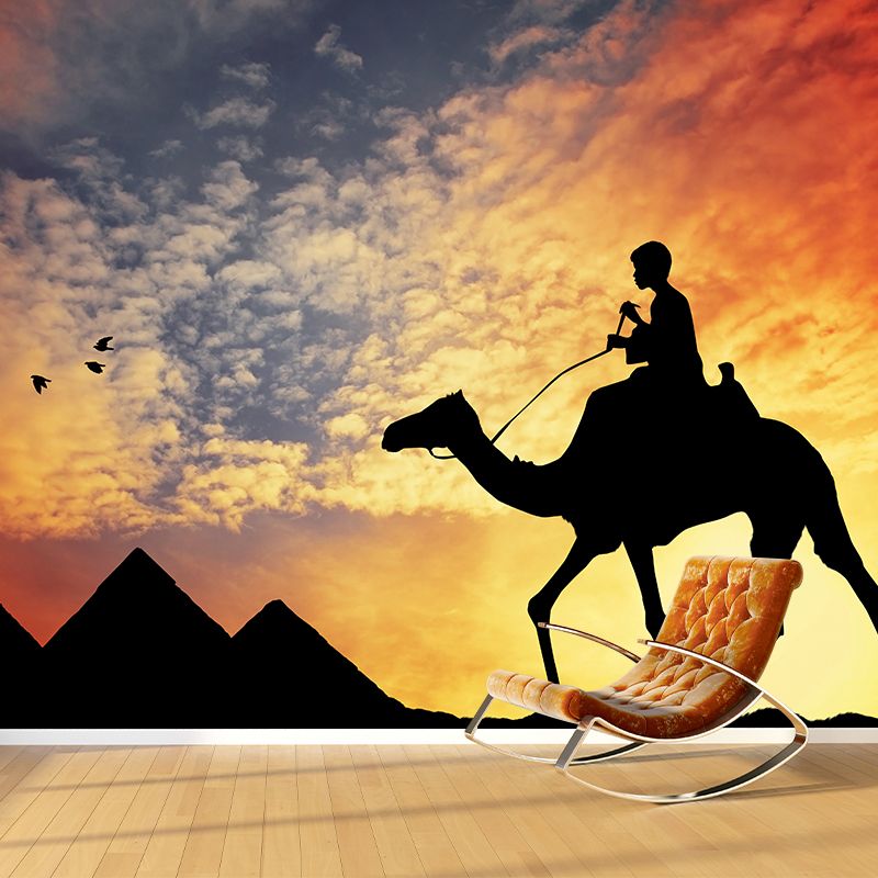 Nature Scenery Desert Mural Wallpaper Modern Non-Woven Wall Art for House Interior