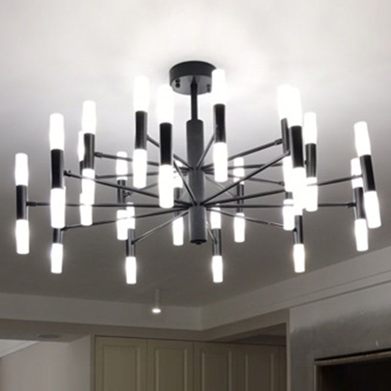 Modern Chandelier Lights LED 40 Lights Minimalism Living Room Hanging Pendant Lights