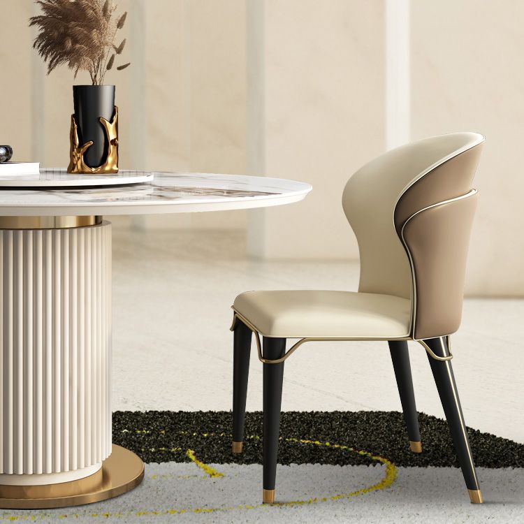 Chaise de salle à manger en bois massif de Style nordique, fauteuil à oreilles pour usage domestique