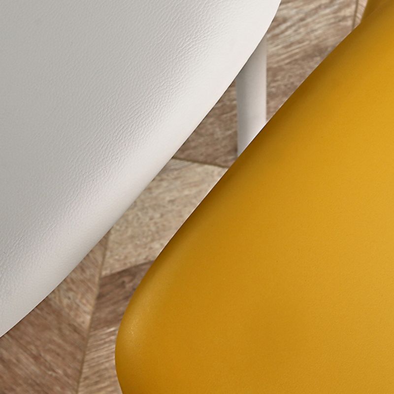 Open Back Dining Side Chair Plastic Side Chair for Kitchen Use