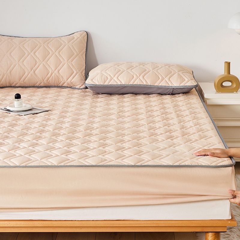Sheet Set Cotton Solid Color Wrinkle Resistant Breathable Ultra Soft Bed Sheet Set