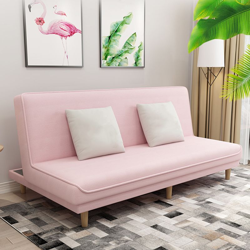 Armloser Sofa mit Baumwollmischung 19.68 "W Cabrio Sleeper Sofa für Wohnung