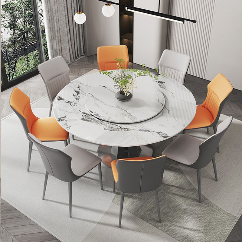 Industrial Upholstered Armless Chair Kitchen Wingback Side Chair