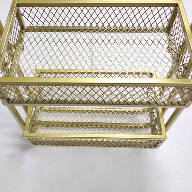 Metal Modern Rectangle Indoor Table Sintered Stone Table for Kitchen and Dining Room