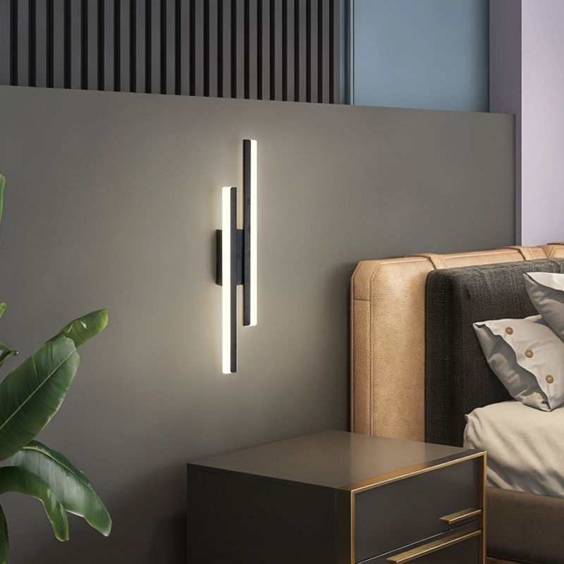 Zeitgenössische Einfachheit Wandlampe Lineare Wandleuchten für Schlafzimmer