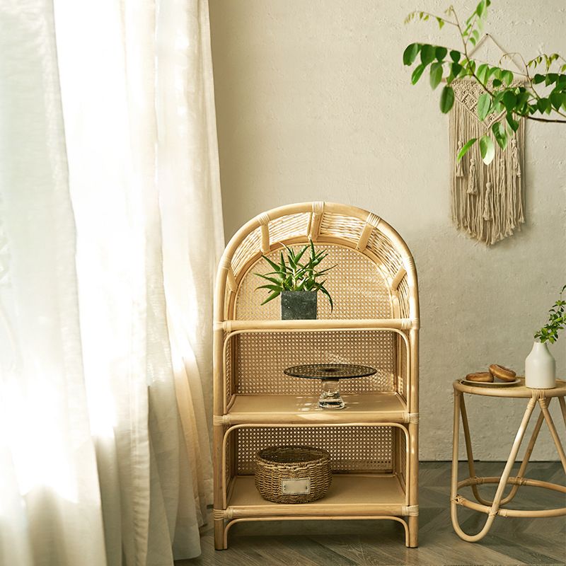 Contemporary Wooden Bookcase Closed Back Standard Bookshelf with Shelves