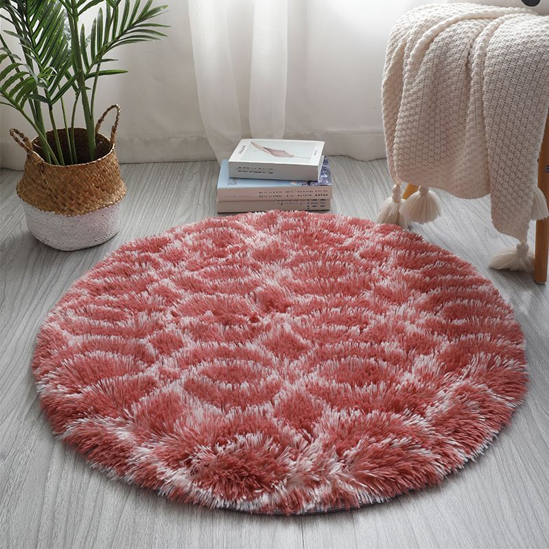 Synthétique à imprimé géométrique multicolore Synthétique relaxant tapis relaxant Tymage résistant à glisser le tapis lavable pour la maison