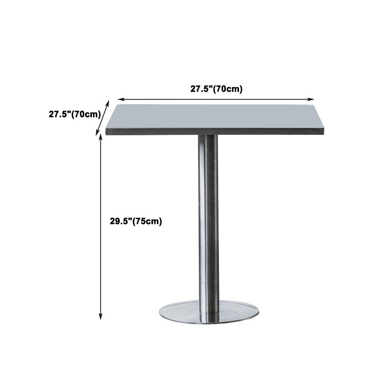 1/2/3/5 Pieces Industrial Bar Set Stainless Steel Bar Stool and Table Set