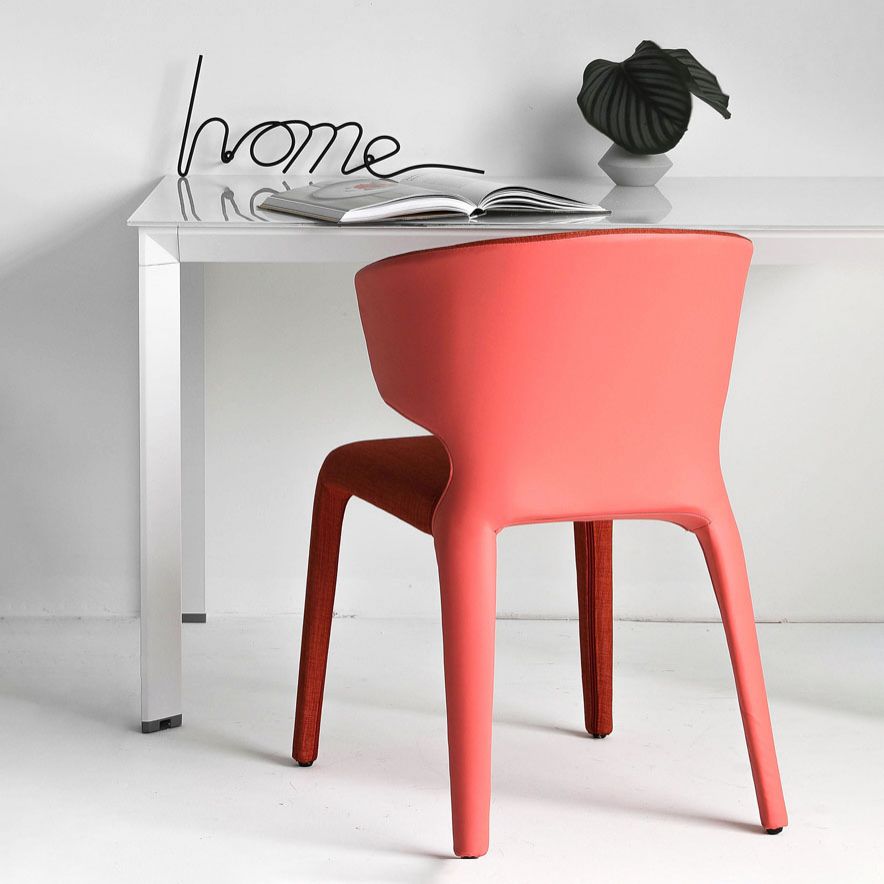Chaise de salle à manger en métal moderne, bras à oreilles, chaise simple pour usage domestique