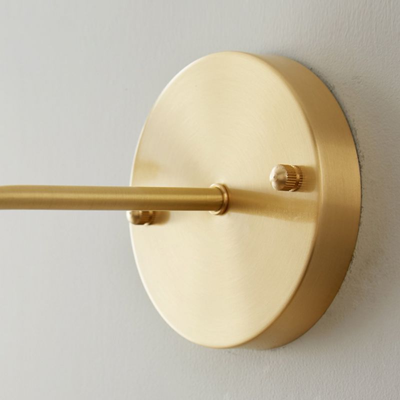 Glass Wall Sconce Lighting Simple Style Wall Mount Light Fixture