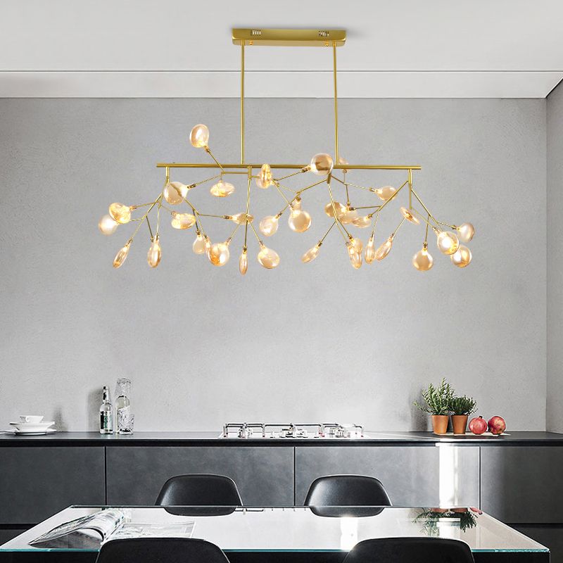 Firefly Island Pendant Postmodern Metal 36 Heads Restaurant Ceiling Suspension Lamp