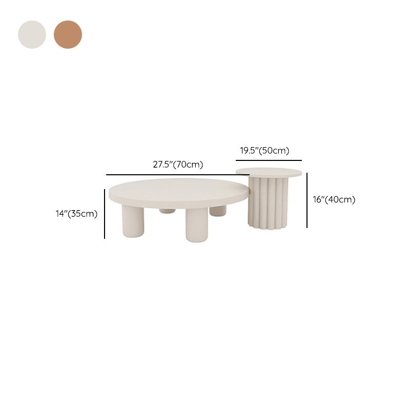 Wood Coffee Cocktail Table Contemporary Coffee or End Table with 4 Legs