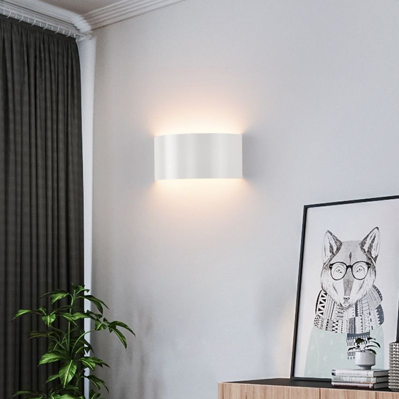 1-Light Geometric Sconce Modern Metal Sconce Light for Living Room