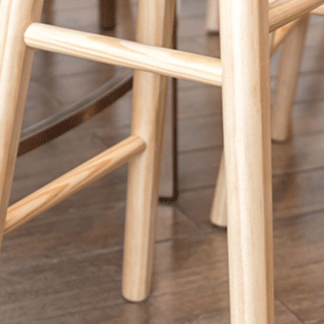 Tabouret de Bar en bois de Style industriel, siège de selle, tabouret de comptoir pour Bar de cuisine