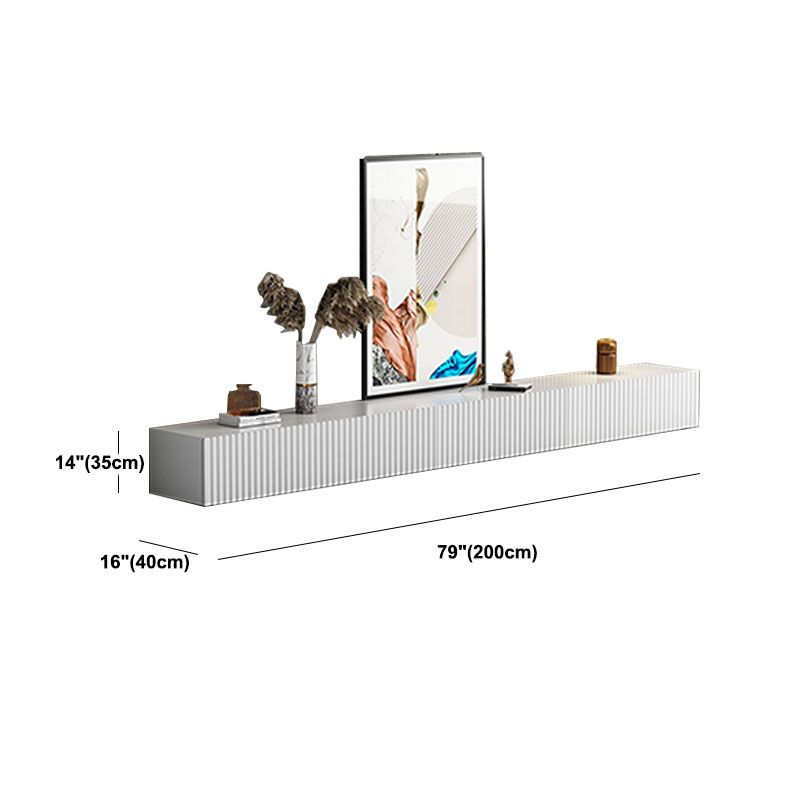Contemporary TV Stand Console Wood TV Media Stand with Drawers