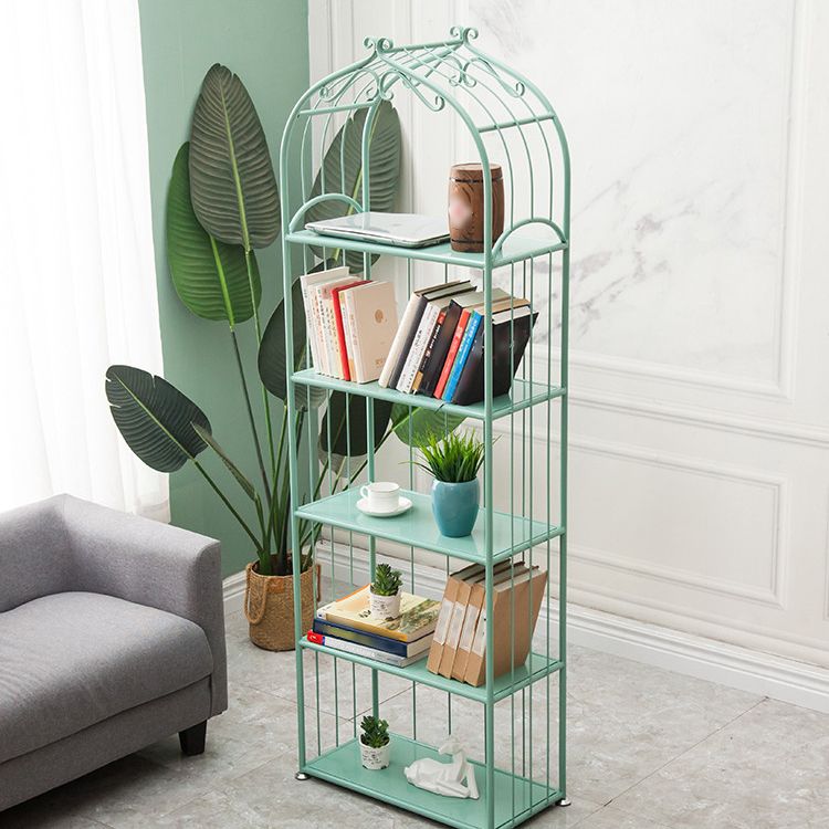 Iron Scandinavian Etagere Bookshelf Vertical Open Bookshelf for Living Room