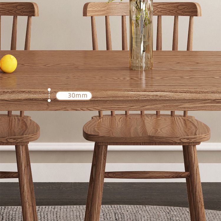 Modern Wood Dining Table Set 1/2/5/7 Pieces Dining Set for Home Use
