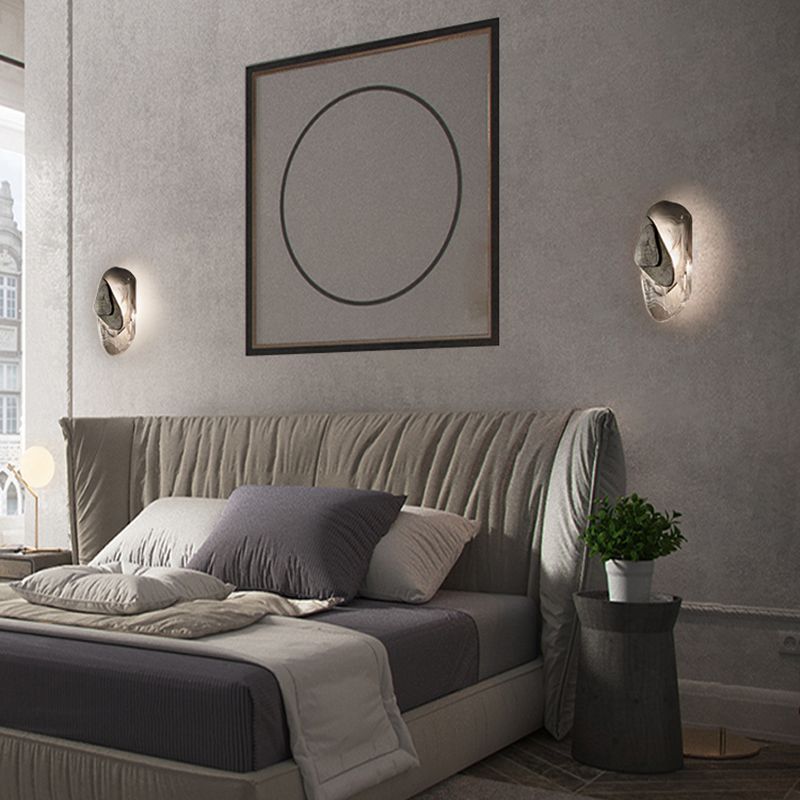 Einzigartige Schattenglas Wandleuchter moderner Stil mit einem leichten Wand montiertes Licht