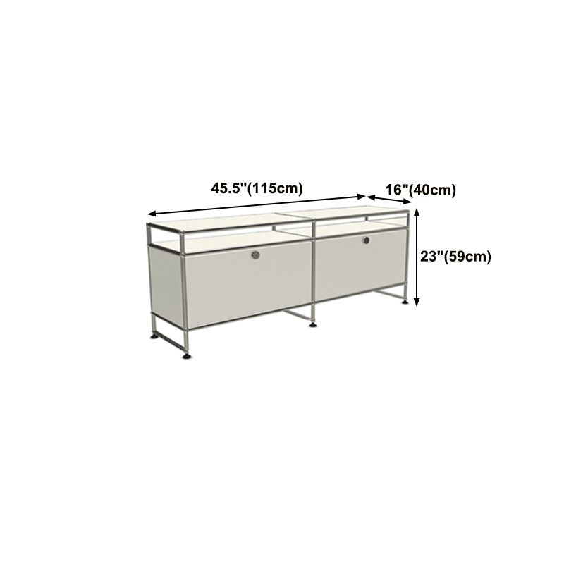 Contemporary Style Sideboard Stainless Steel Sideboard for Living Room