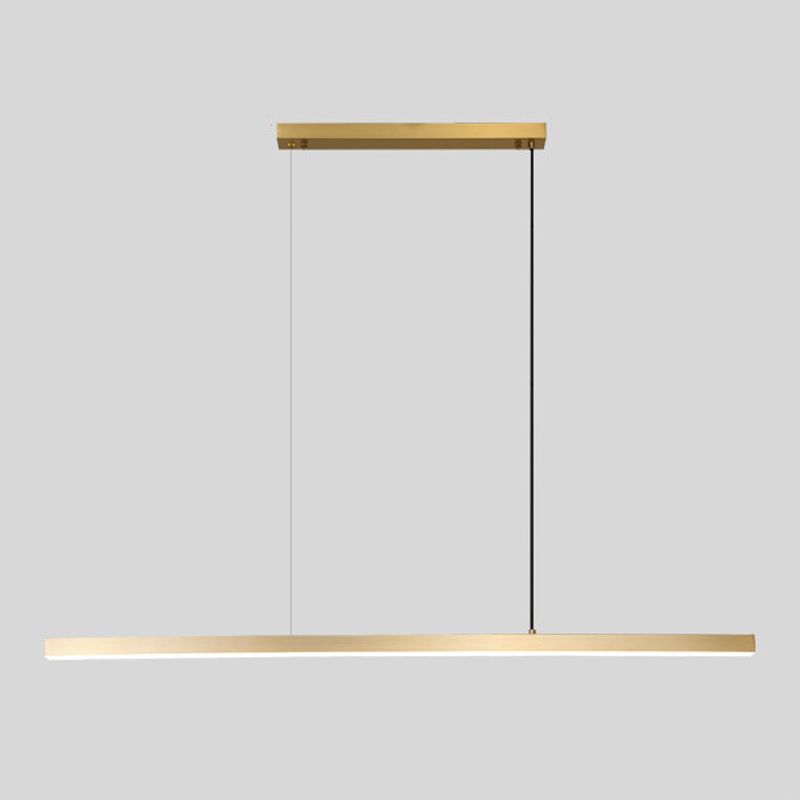 Zeitgenössische Küchenheize helle lineare hängende Deckenleuchte 1 Licht 1 Licht