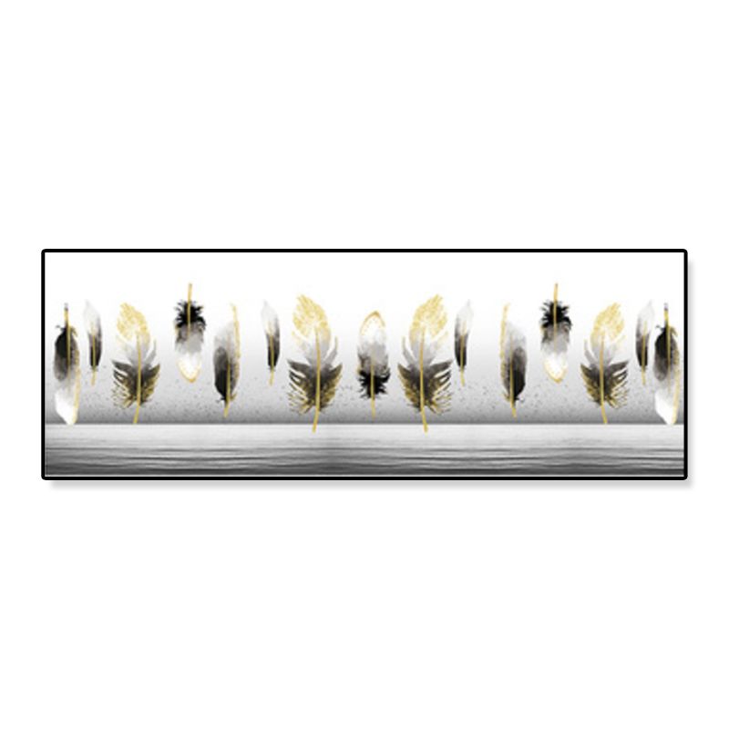 Textured Still Life Drawing Wall Art Canvas Nordic Style Wall Decor for Living Room