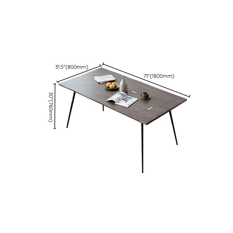 Dining Room Dinner Kitchen Table 4 Legs Oak Solid Wood Dining Table