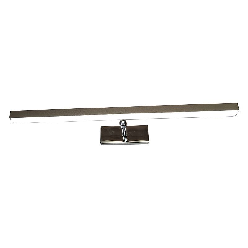Arm Length Adjustable Minimalism LED Vanity Light Contemporary Style Stainless Steel Makeup Mirror Light with Acrylic Shade