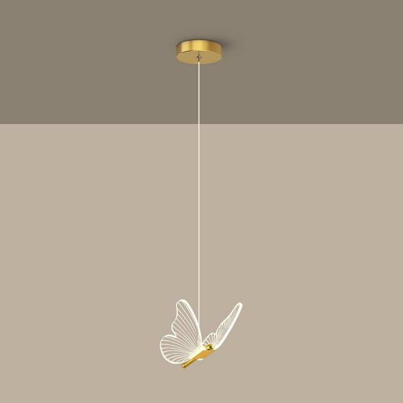 LED Butterfly Schatten Anhänger Kronleuchter nordisch Luxusstil Schmetterlingsleuchte für Wohnzimmer