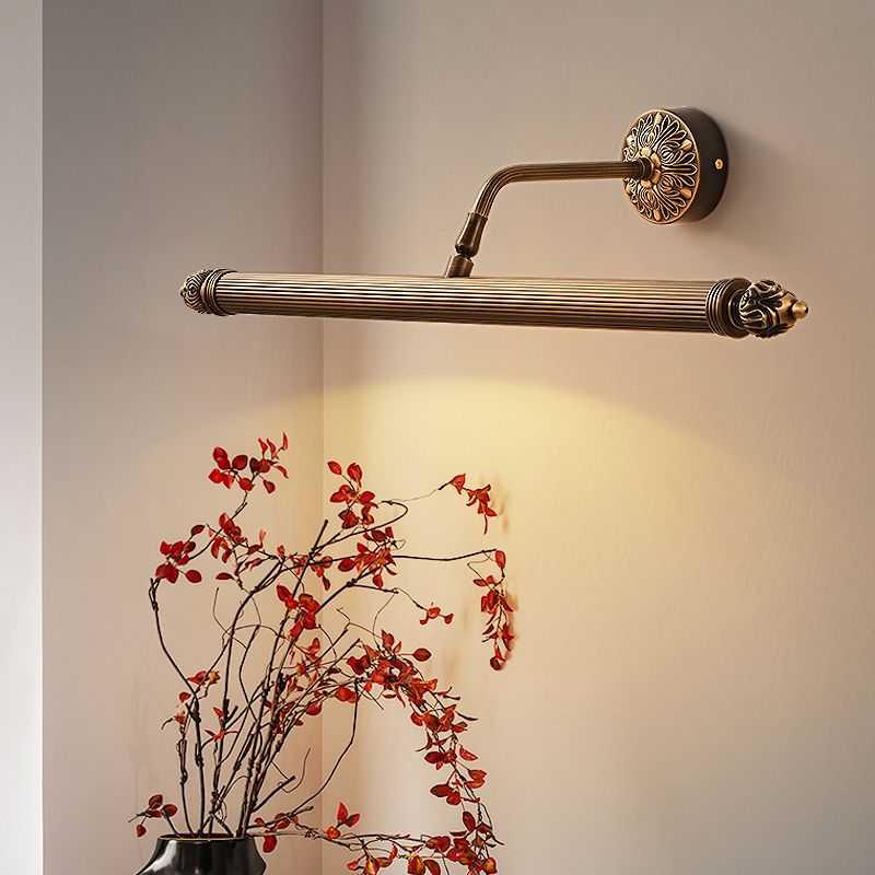 Modern Vanity Lighting Brass LED Wall Light Fixture for Bathroom