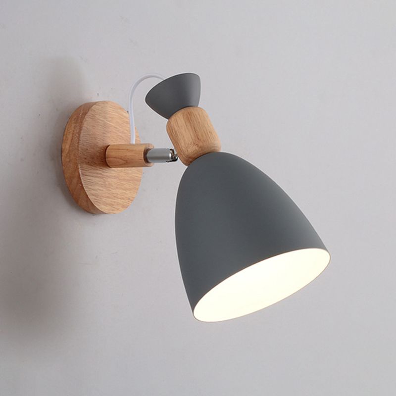 Indoor 1-Bulb Down Light Wall Sconce Lighting, Modern Macaroon Style Sconce Light Fixture