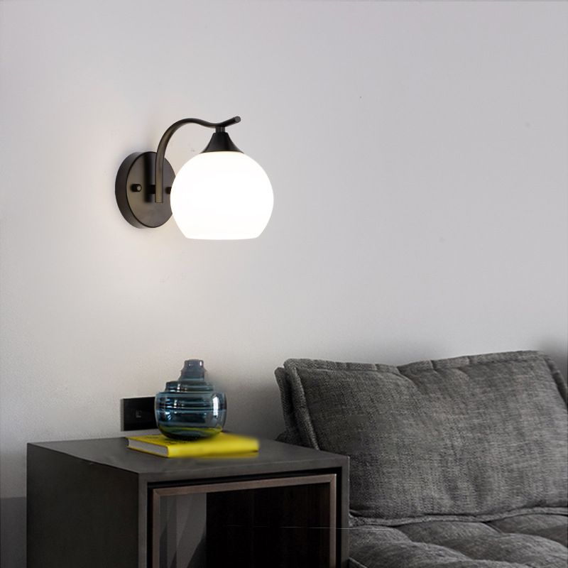 Hedendaagse stijl Orb wand gemonteerd licht glas 1 lichte wand gemonteerd lamp