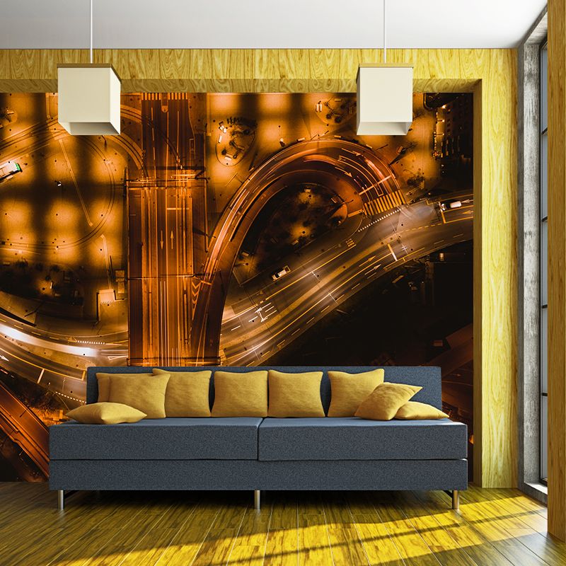 Environment Friendly Resistant Mural Wallpaper Traffic Living Room Wall Mural